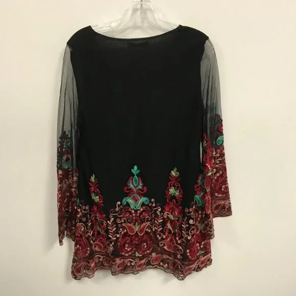 NWT Mechant Floral Embroidered Boho Mini Dress - Picture 3 of 3